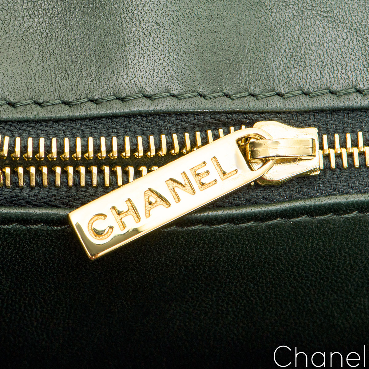 Chanel Green Alligator Jumbo Classic Flap Bag